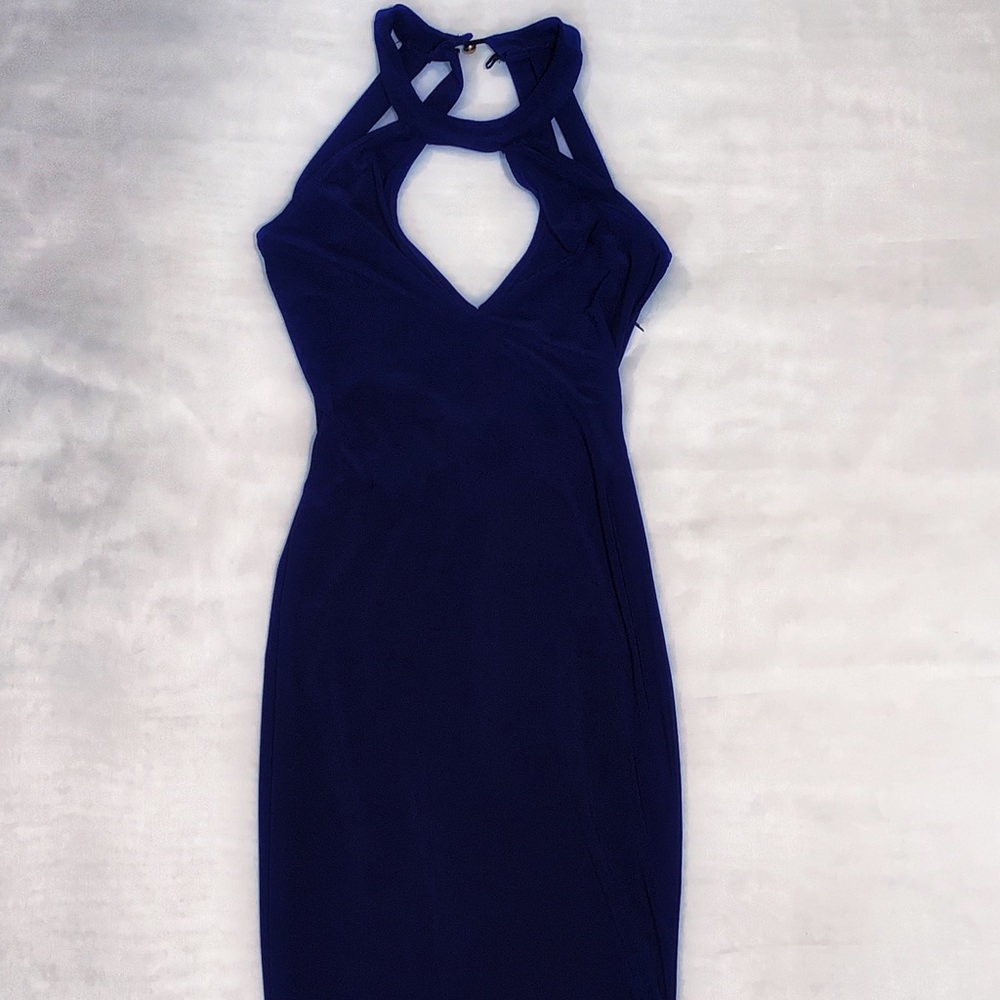 Sexy Royal Blue Dress.
